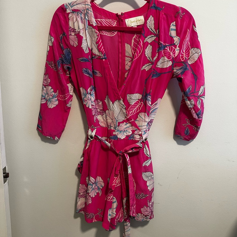 Yumi Kim Pink Floral Romper